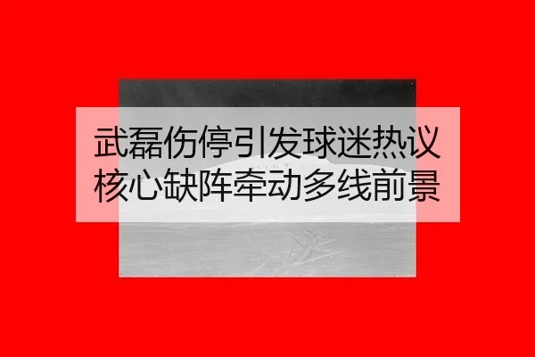 武磊伤停引发球迷热议 核心缺阵牵动多线前景（hth）